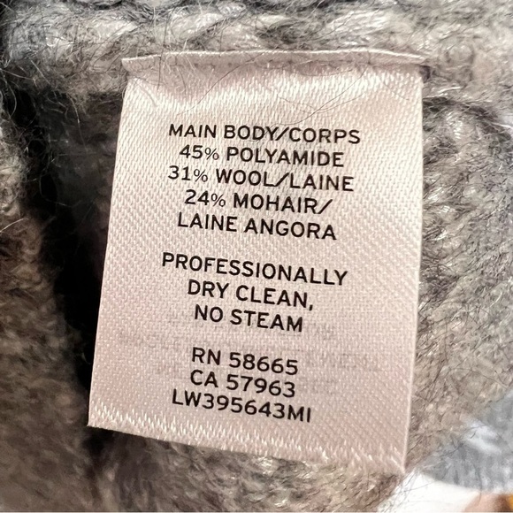 Lewit Jacquard Wool/Mohair Blend Sweater Size Medium - Picture 7 of 11